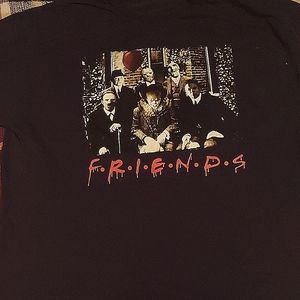 Scary black oversized t-shirt